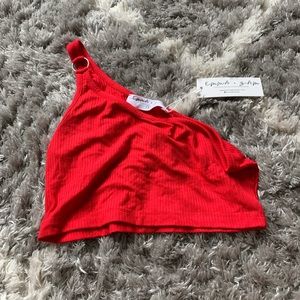 LF one shoulder tank